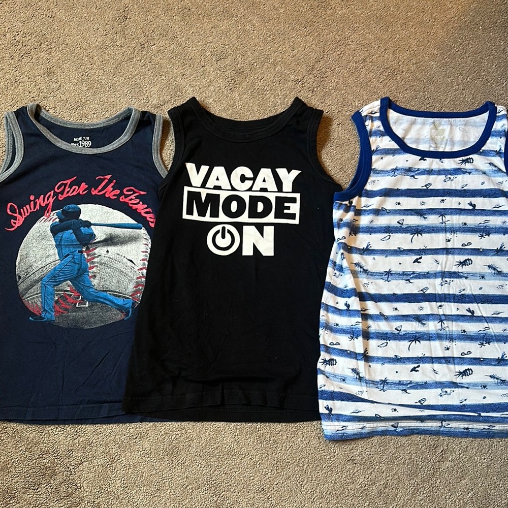 Boys tank tops lot